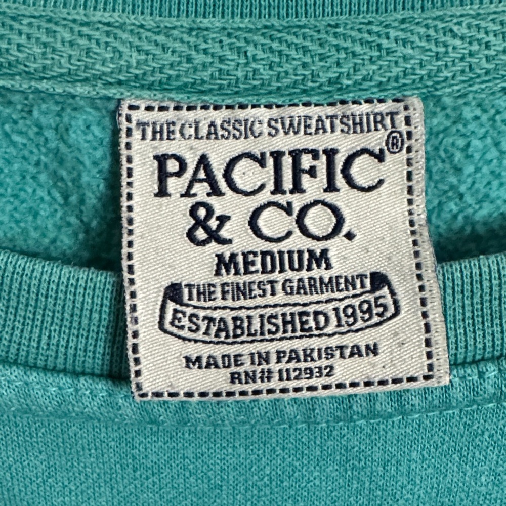 Pacifica Teal Crewneck Sweater - Picture 2 of 2